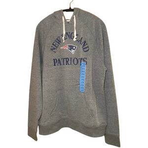 NFL -  Patriots Gray Hooded Sweatshirt - NWT - Men's Large